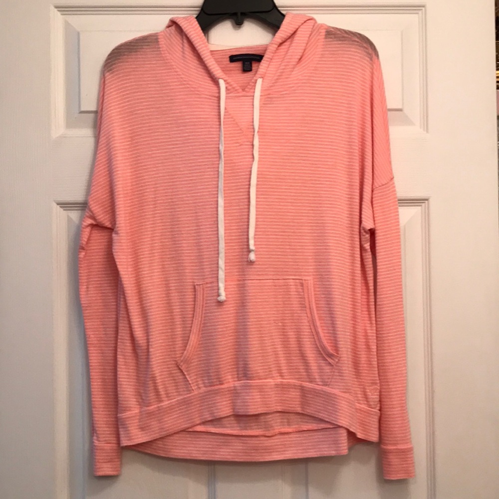 American eagle light pink hoodie